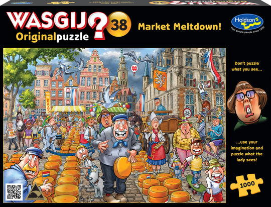 Wasgij? Original #38: Market Meltdown! (1000pc Jigsaw) Board Game