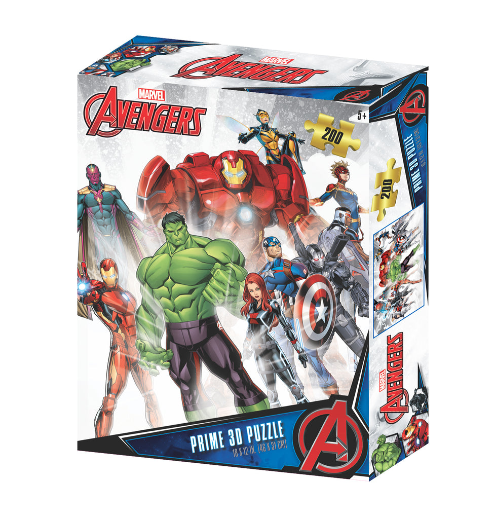 Prime 3D Puzzles: Marvel's Avengers (200pc) Board Game