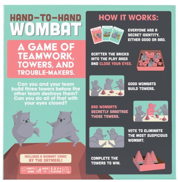 Hand-to-Hand Wombat (by Exploding Kittens) Board Game