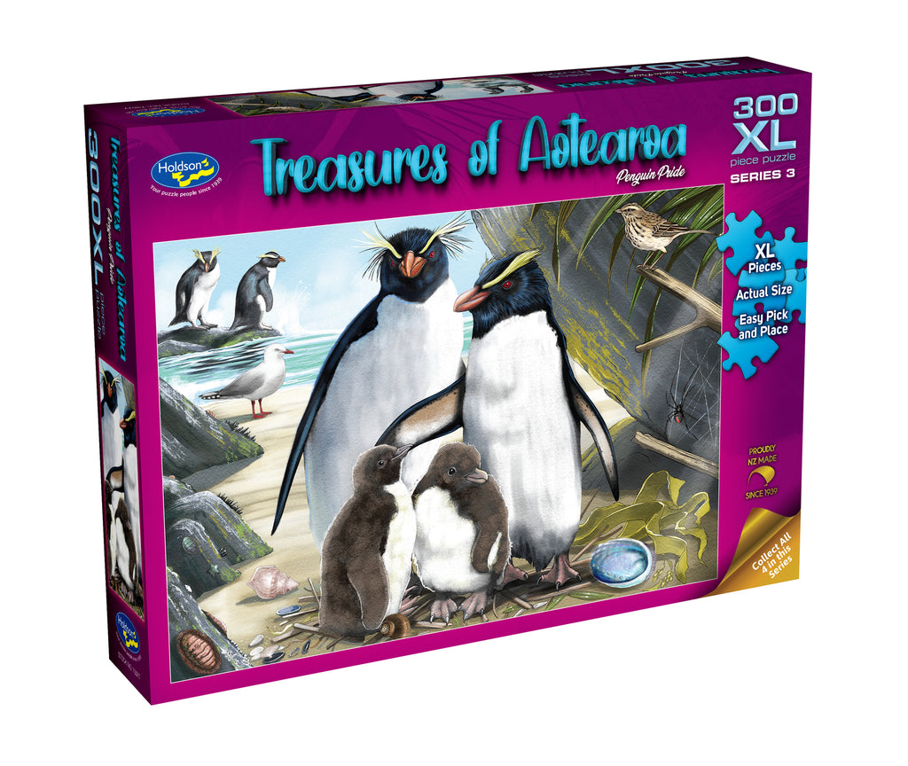 Treasures of Aotearoa: Penguin Pride (300pc Jigsaw) Board Game