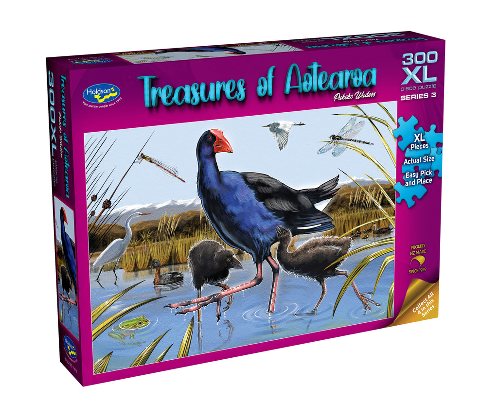 Treasures of Aotearoa: Pukeko Wanderers (300pc Jigsaw) Board Game