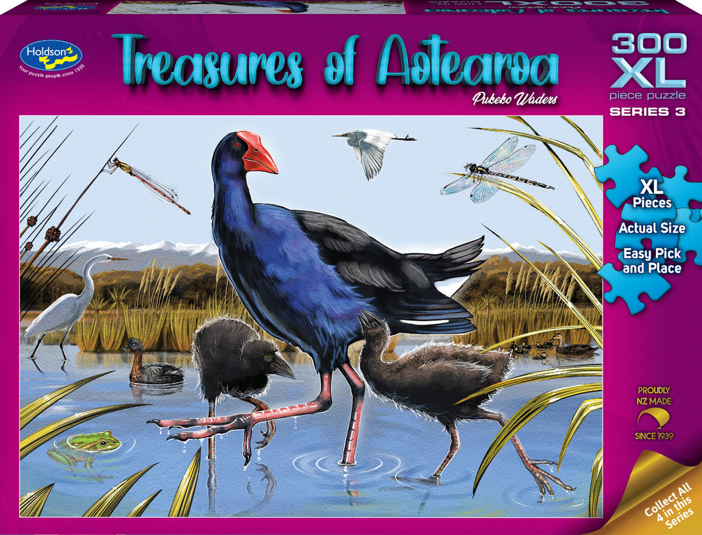 Treasures of Aotearoa: Pukeko Wanderers (300pc Jigsaw) Board Game