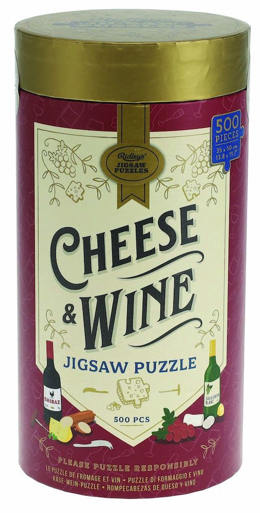 Cheese & Wine Jigsaw Puzzle (500pc) Board Game