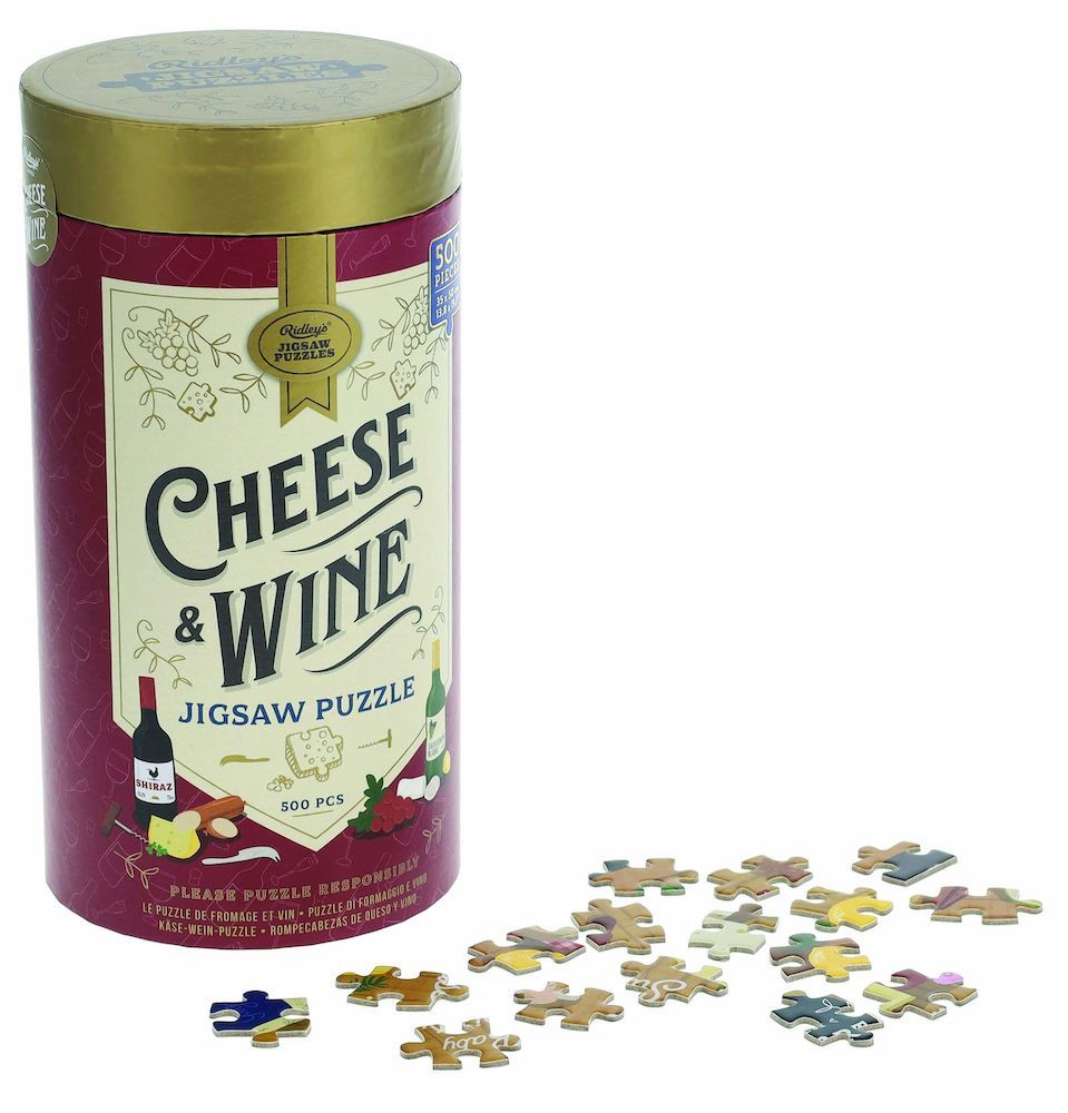 Cheese & Wine Jigsaw Puzzle (500pc) Board Game