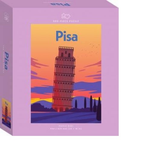 Travel Poster: Pisa (500pc Jigsaw) Board Game