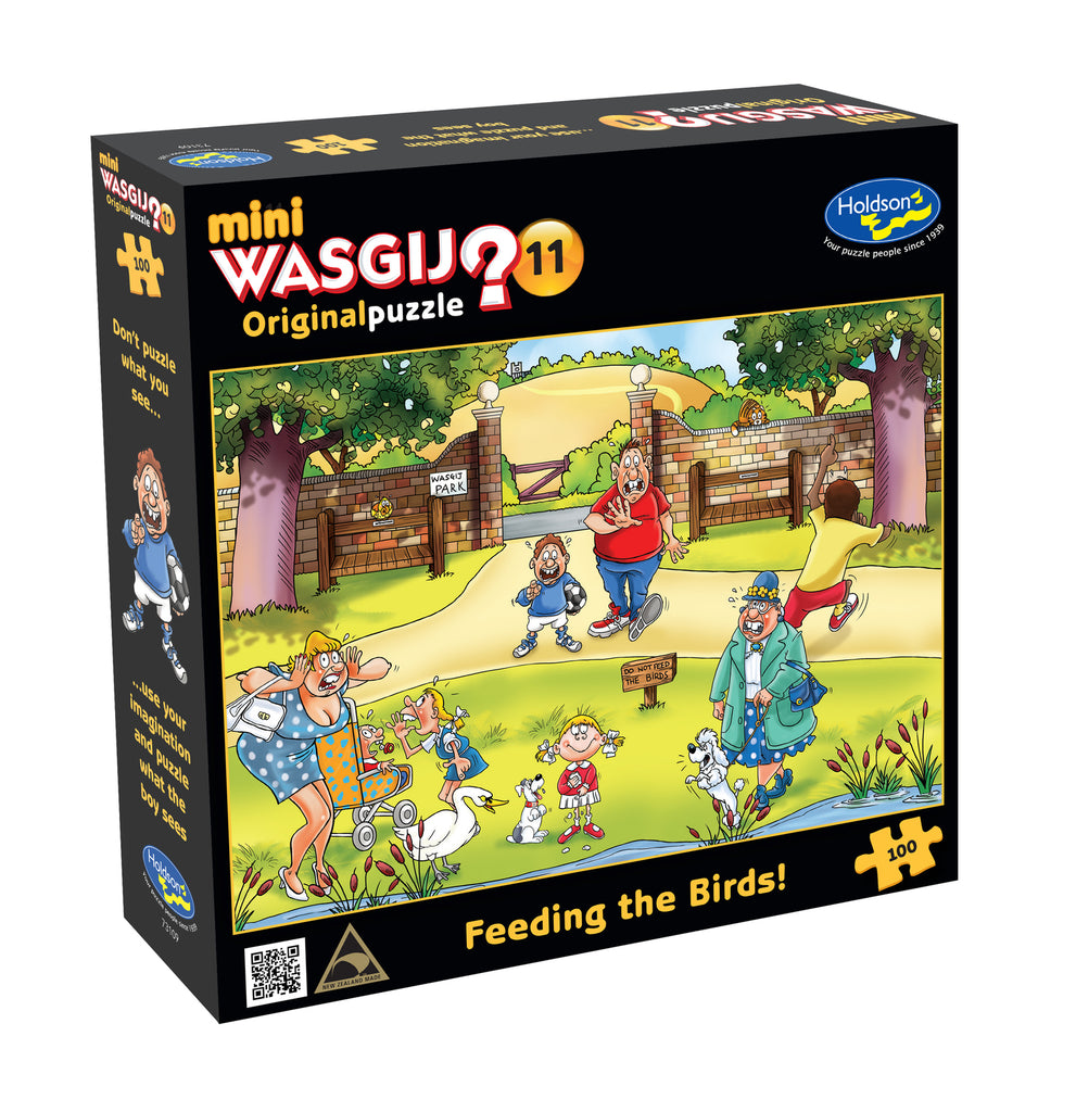 Mini Wasgij? Original #11: Feeding the Birds! (100pc Jigsaw) Board Game