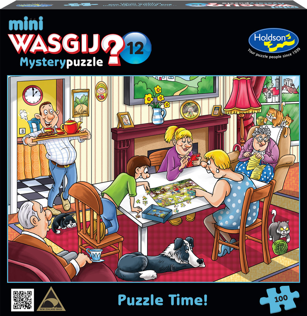 Mini Wasgij? Mystery #12: Puzzle Time! (100pc Jigsaw) Board Game