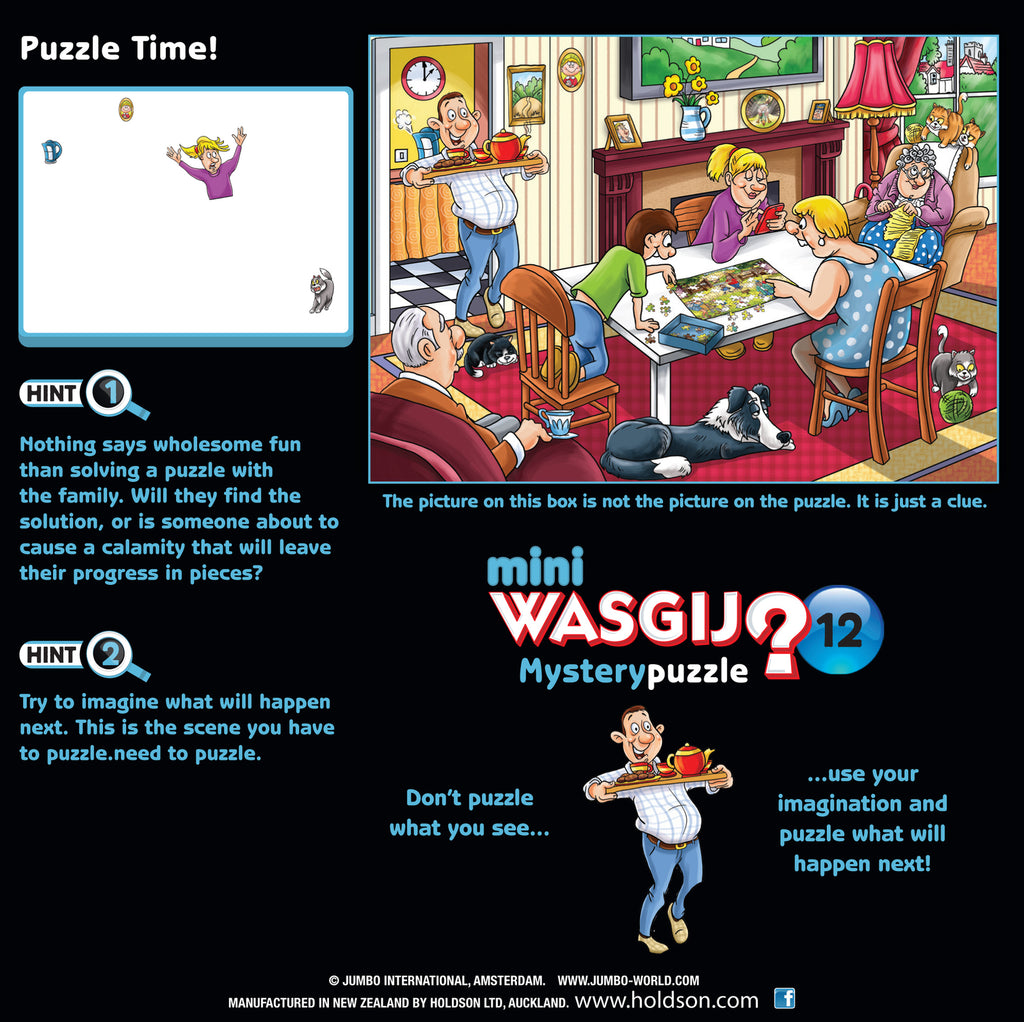 Mini Wasgij? Mystery #12: Puzzle Time! (100pc Jigsaw) Board Game