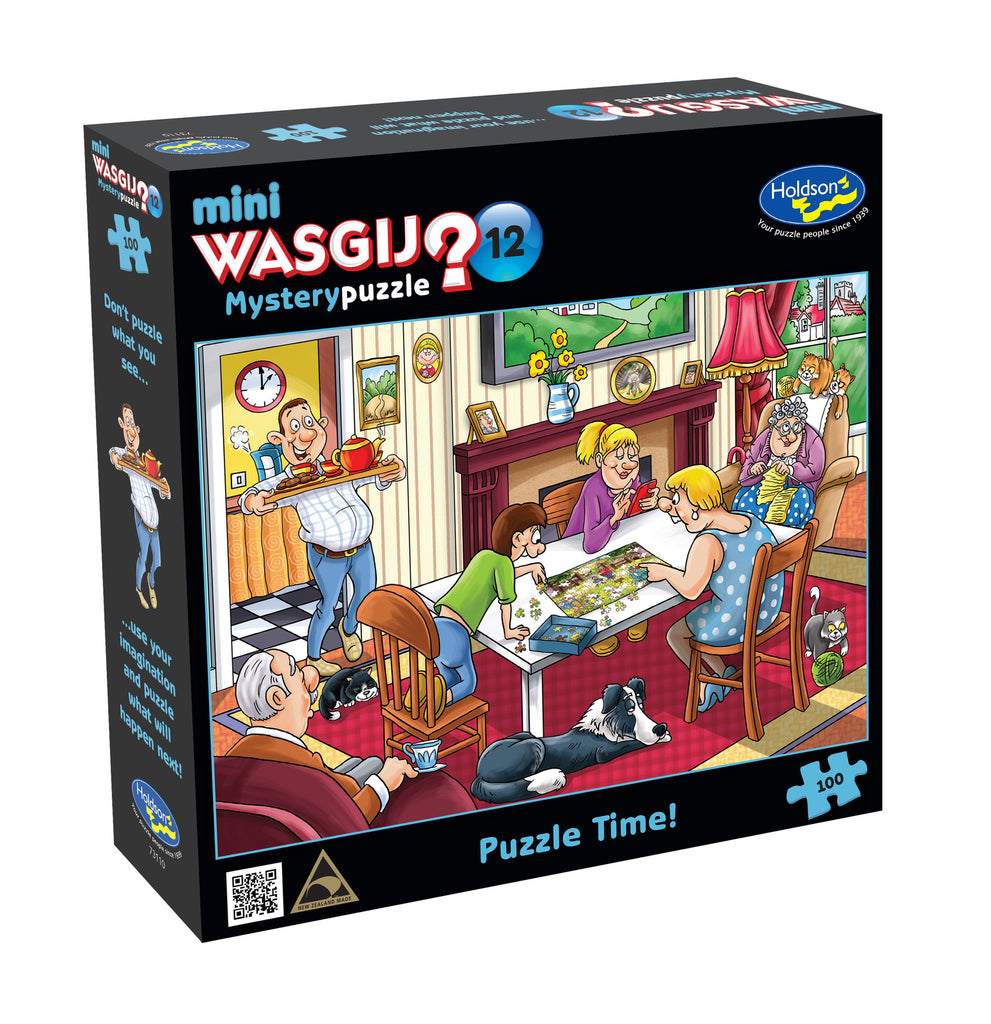 Mini Wasgij? Mystery #12: Puzzle Time! (100pc Jigsaw) Board Game