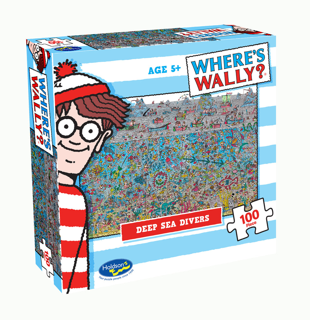 Where's Wally? Deep Sea Divers (100pc Jigsaw) Board Game