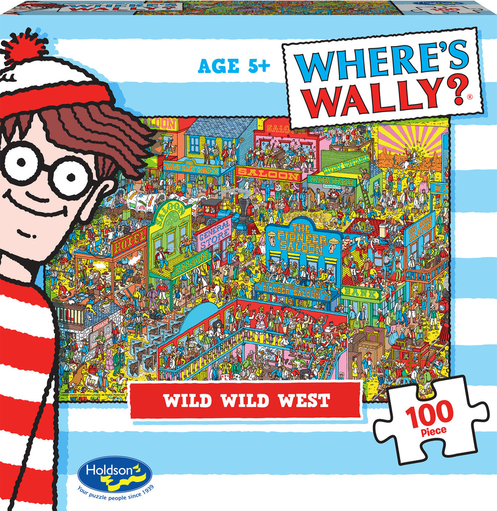 Where's Wally? Wild Wild West (100pc Jigsaw) Board Game