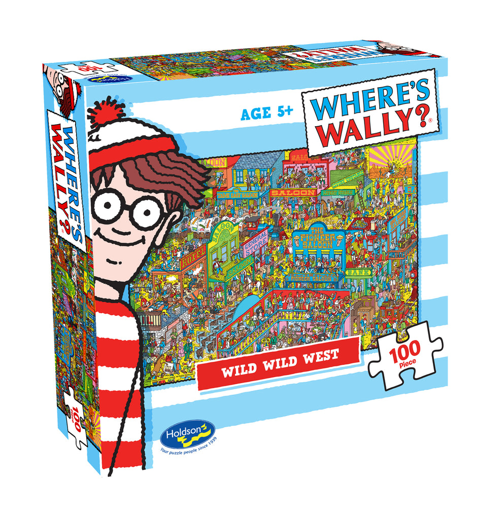 Where's Wally? Wild Wild West (100pc Jigsaw) Board Game