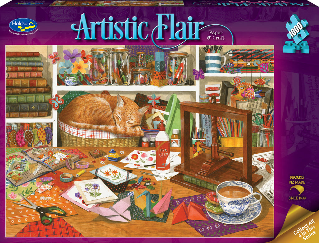 Artistic Flair: Paper & Craft (1000pc Jigsaw) Board Game