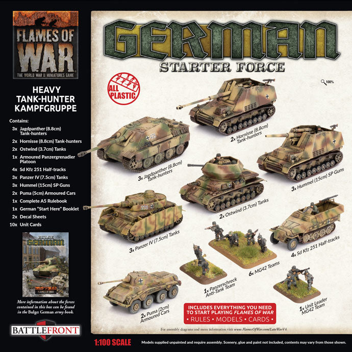 Flames of War: German Heavy Tank-hunter Kampfgruppe