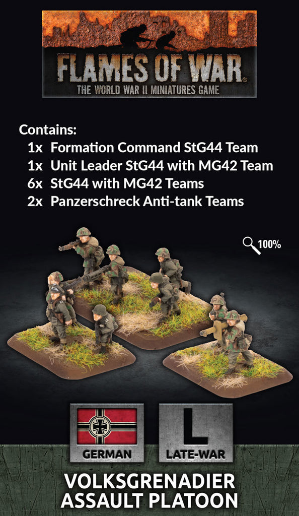 Flames of War: German Volksgrenadier Assualt Platoon