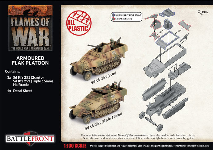 Flames of War: German Armoured Flak Platoon