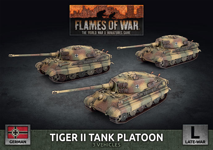 Flames of War: German Tiger II Tank Platoon