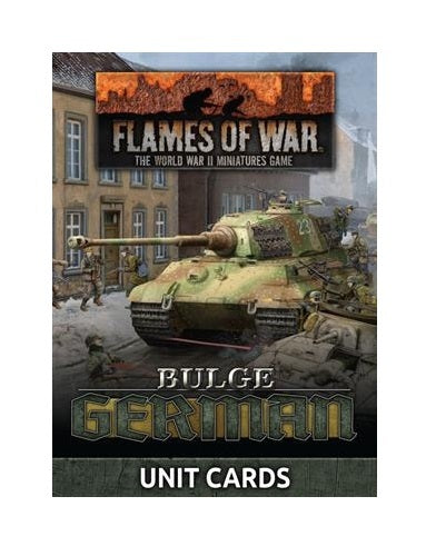 Flames of War: German Unit Cards