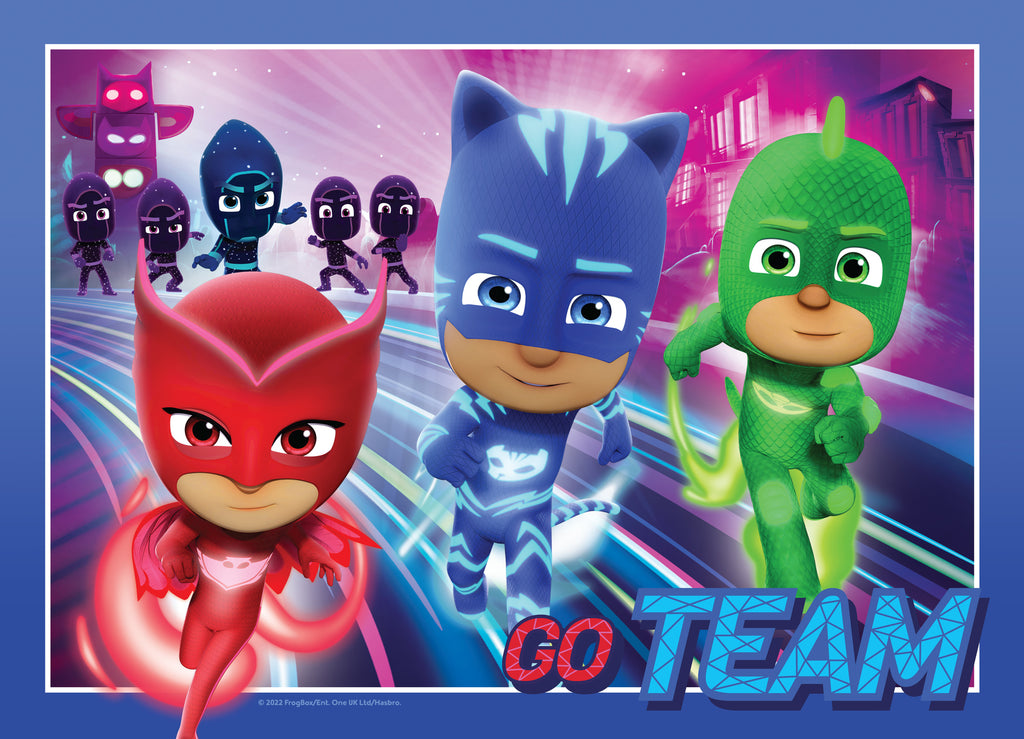 PJ Masks: Frame Tray Puzzles, Series 4 (4x35pc) Board Game