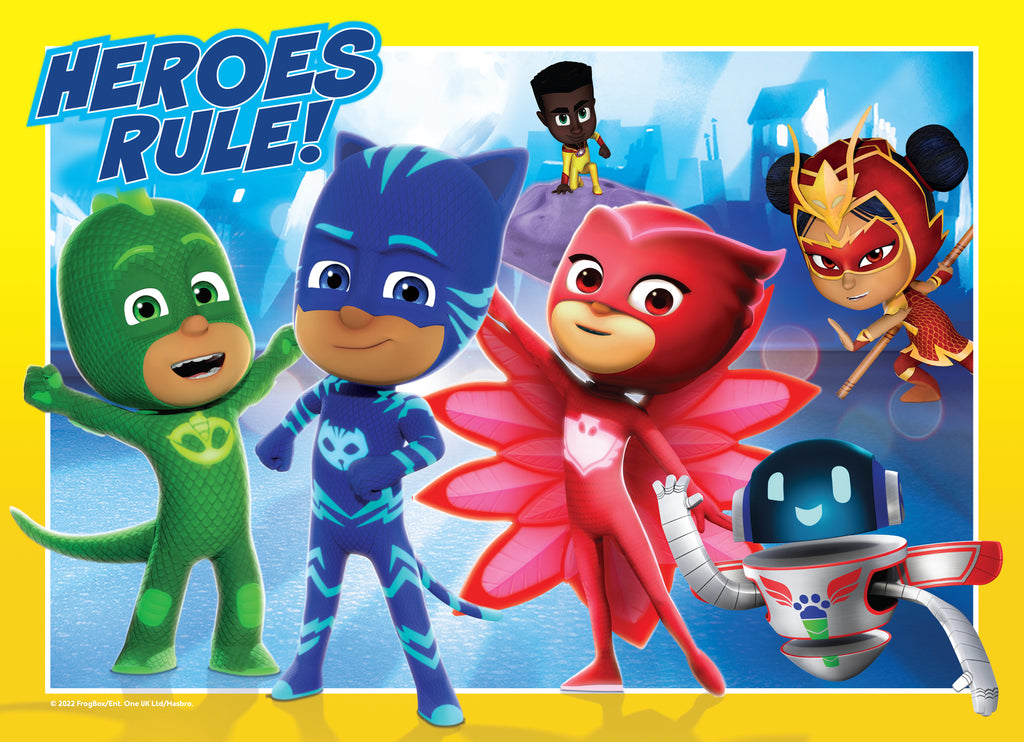 PJ Masks: Frame Tray Puzzles, Series 4 (4x35pc) Board Game