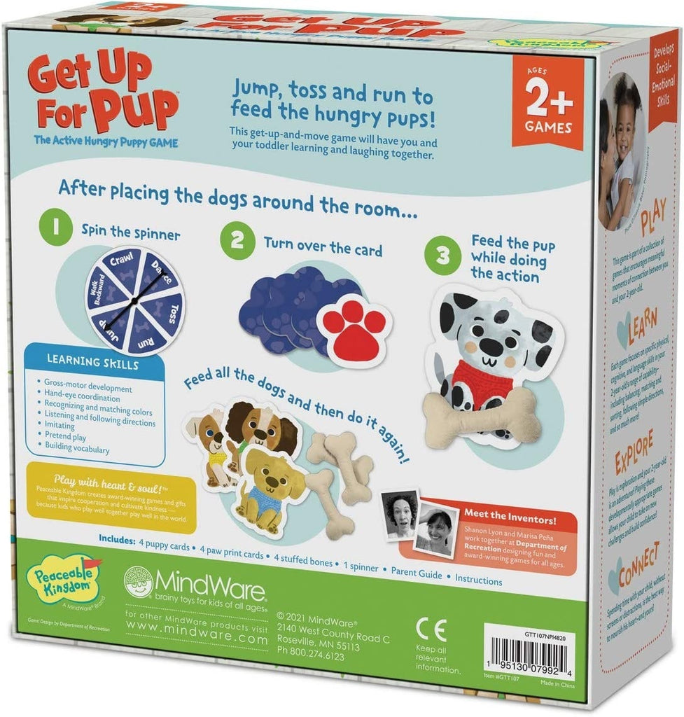 Peaceable Kingdom: Get Up for Pup Board Game