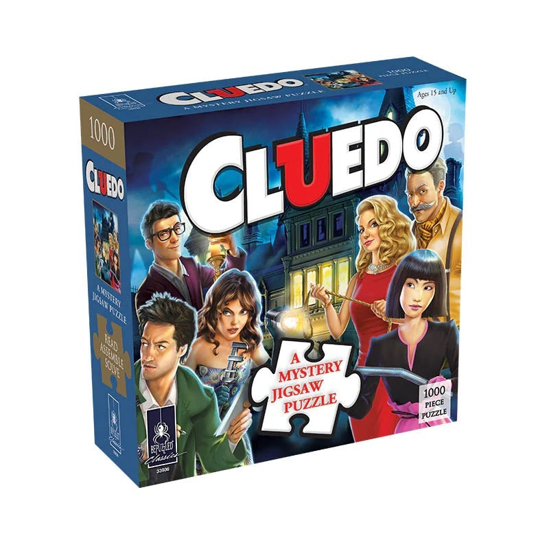 Hasbro Puzzle: Cluedo - A Mystery Jigsaw Puzzle (1000pc) Board Game