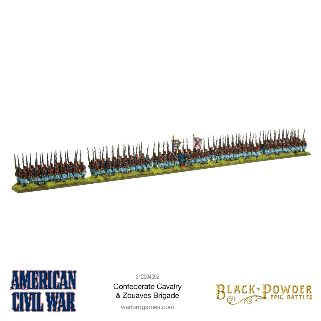 Black Powder Epic Battles: American Civil War - Confederate Cavalry & Zouaves Brigade