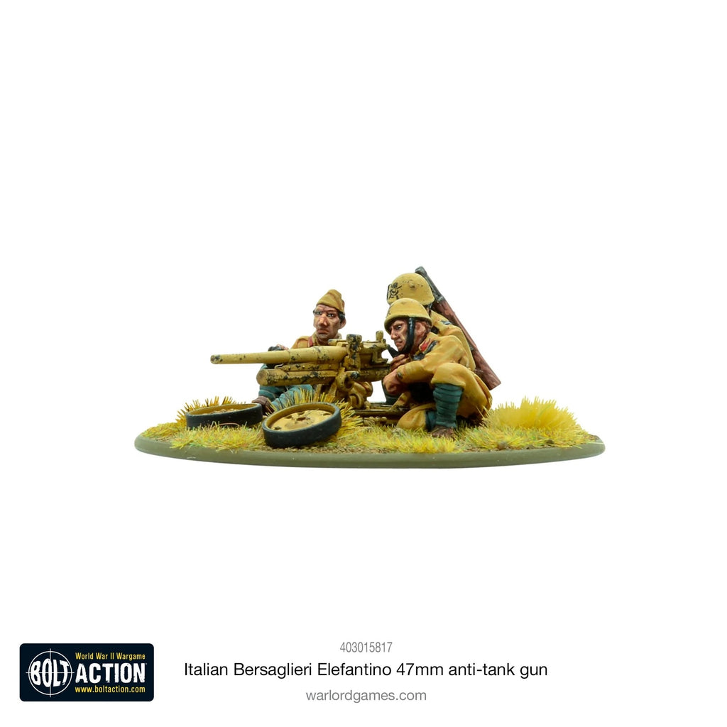 Bolt Action: Italian Bersaglieri Elefantino 47mm Anti-Tank Gun