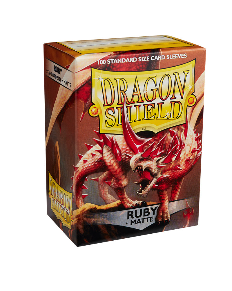 Dragon Shield: Matte Ruby Sleeves