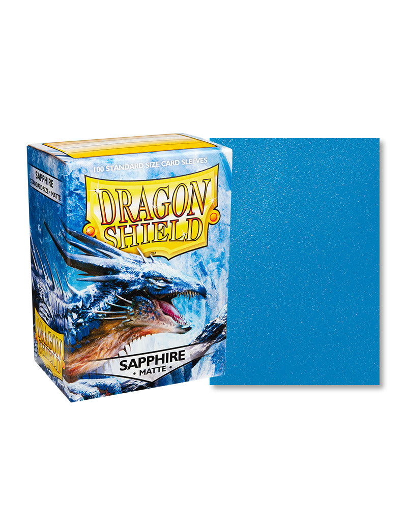 Dragon Shield: Matte Sapphire Sleeves