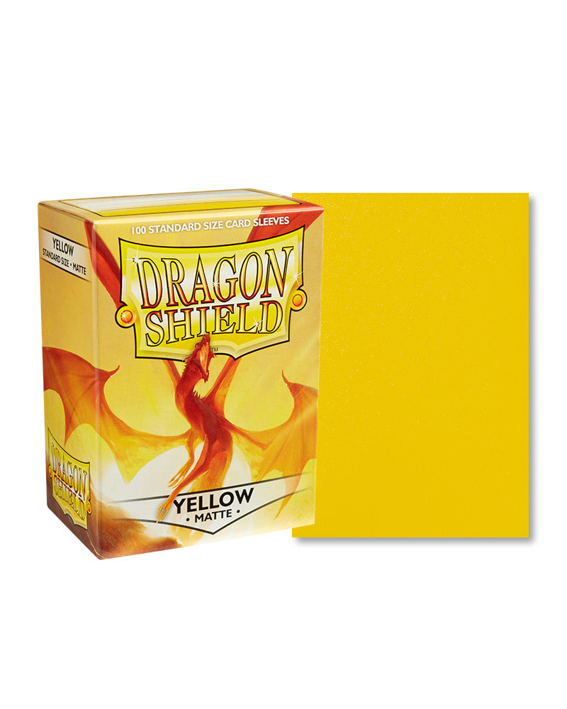 Dragon Shield: Matte Yellow Sleeves
