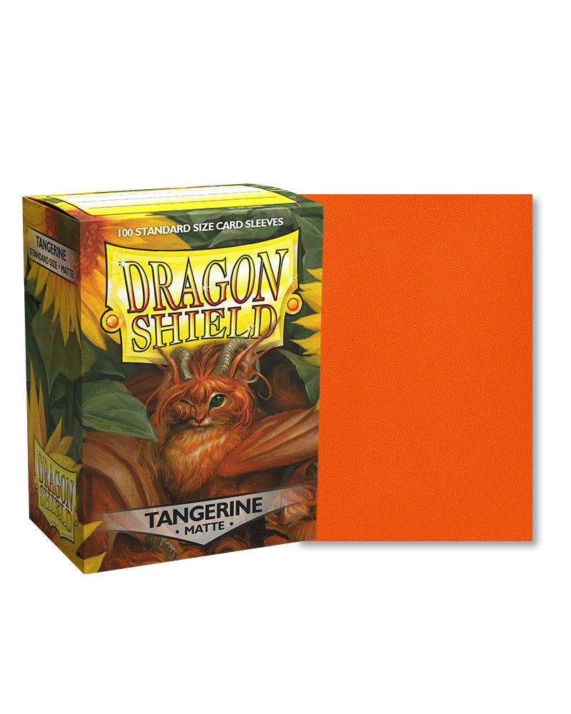 Dragon Shield: Matte Tangerine Sleeves