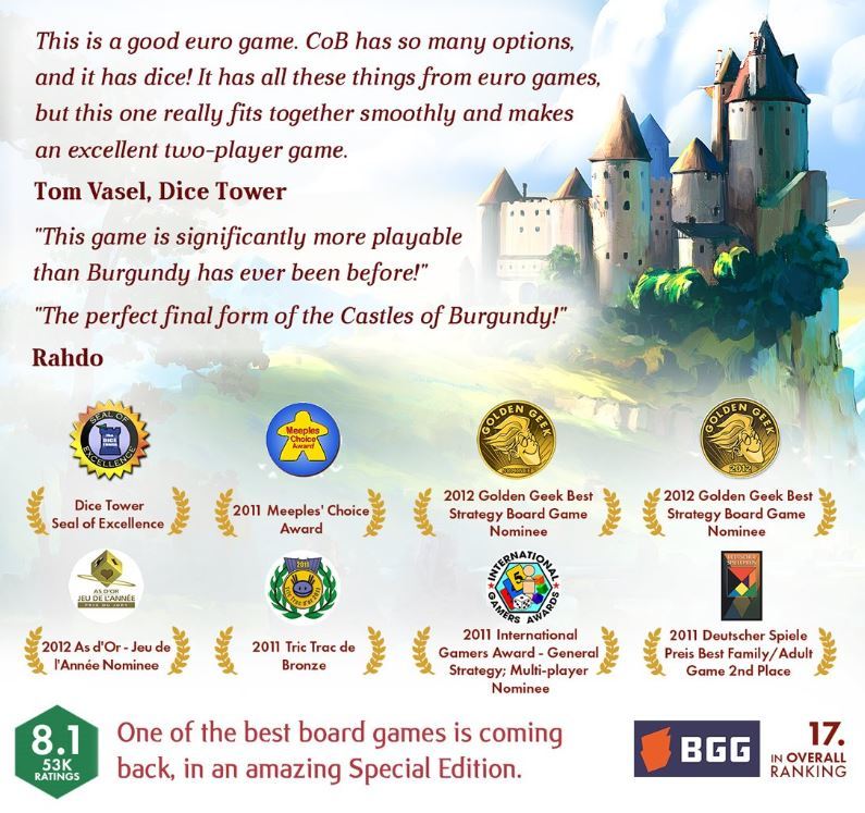 Castles of Burgundy - Special Edition Board Game