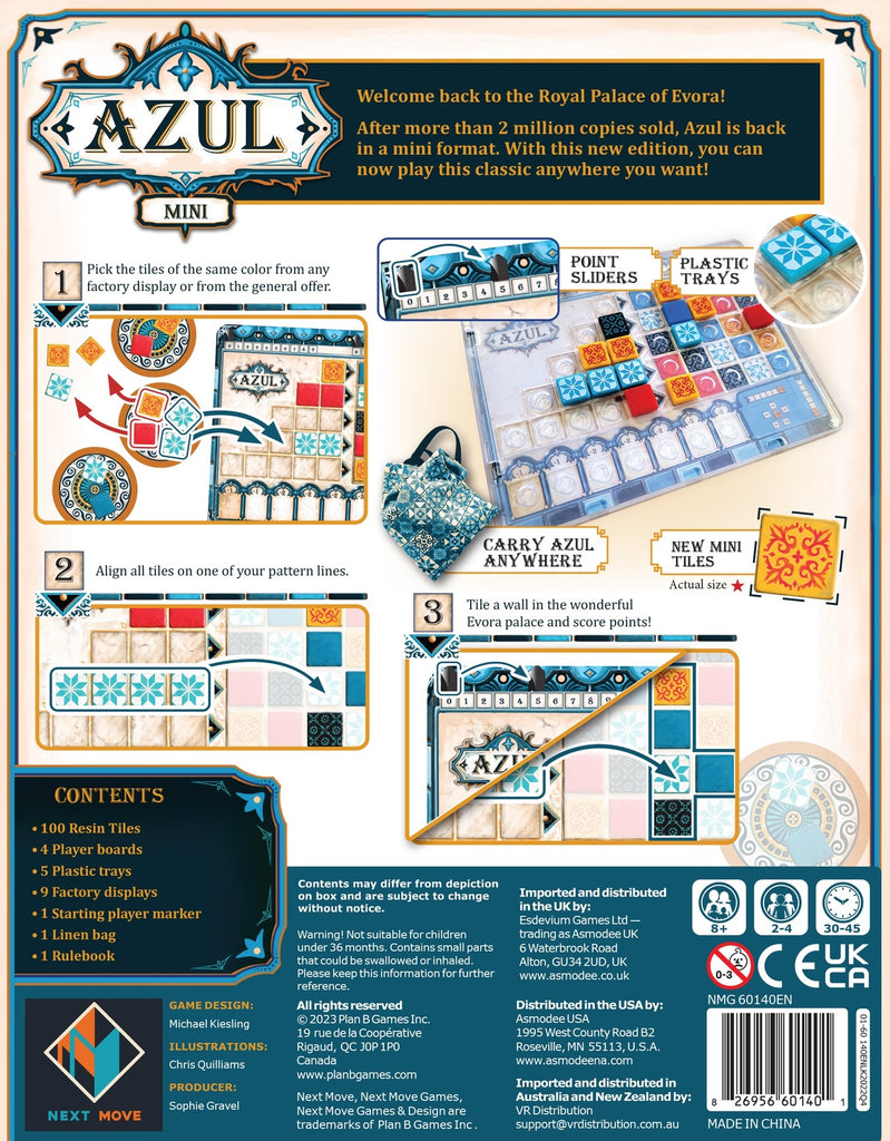 Azul Mini Board Game