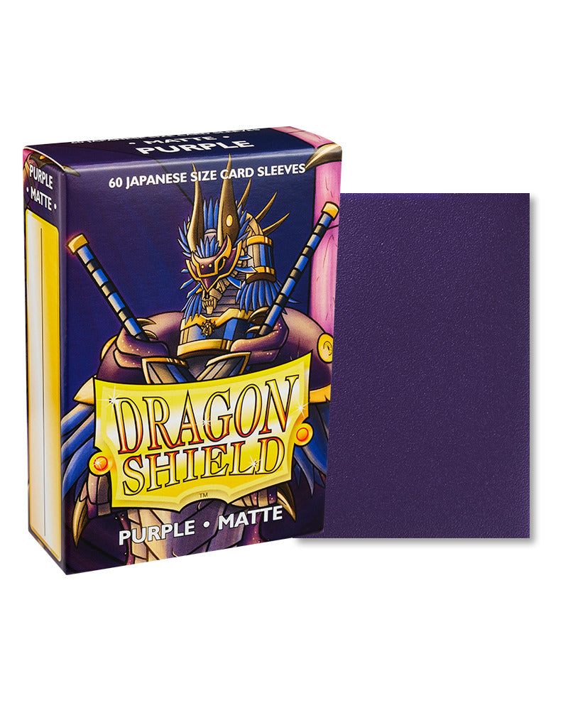 Dragon Shield: Matte Purple Sleeves - Japanese Size