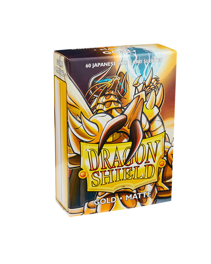 Dragon Shield: Matte Gold Sleeves - Japanese Size