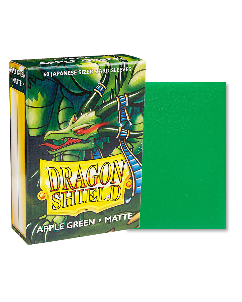 Dragon Shield: Matte Apple Green Sleeves - Japanese Size