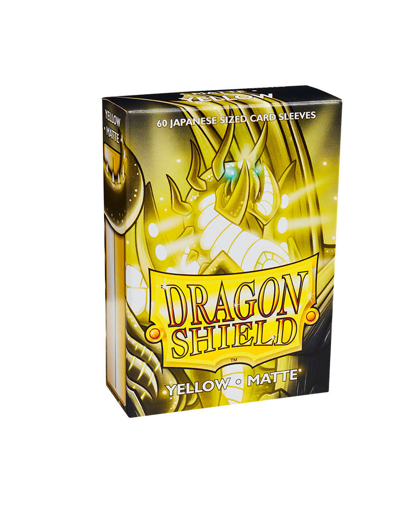 Dragon Shield: Matte Yellow Sleeves - Japanese Size