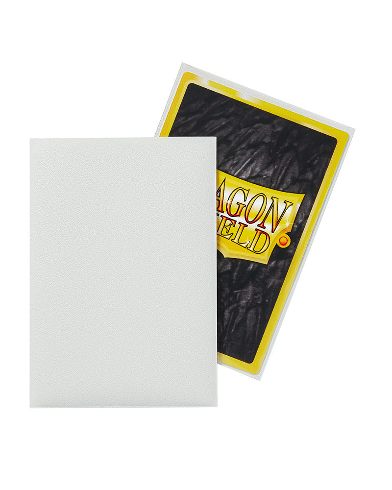 Dragon Shield: Matte White Sleeves - Japanese Size