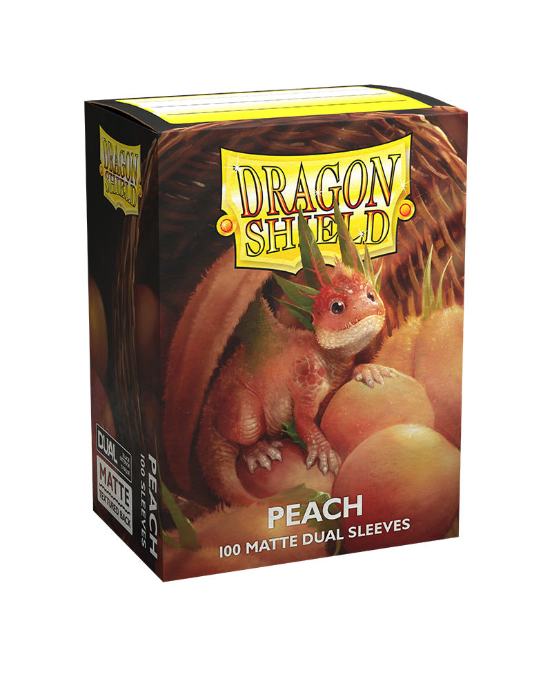 Dragon Shield: Dual Matte Peach Sleeves