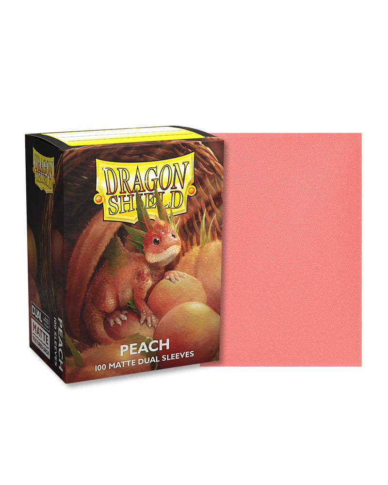 Dragon Shield: Dual Matte Peach Sleeves