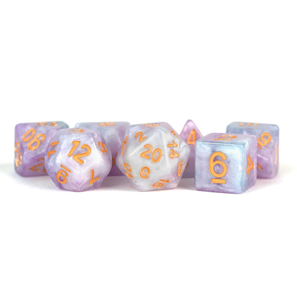 MDG: Resin Polyhedral Dice Set - Lavender