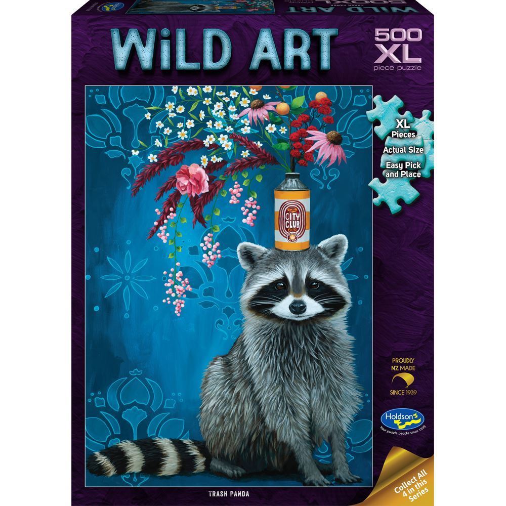 Wild Art: Trash Panda (500pc Jigsaw) Board Game