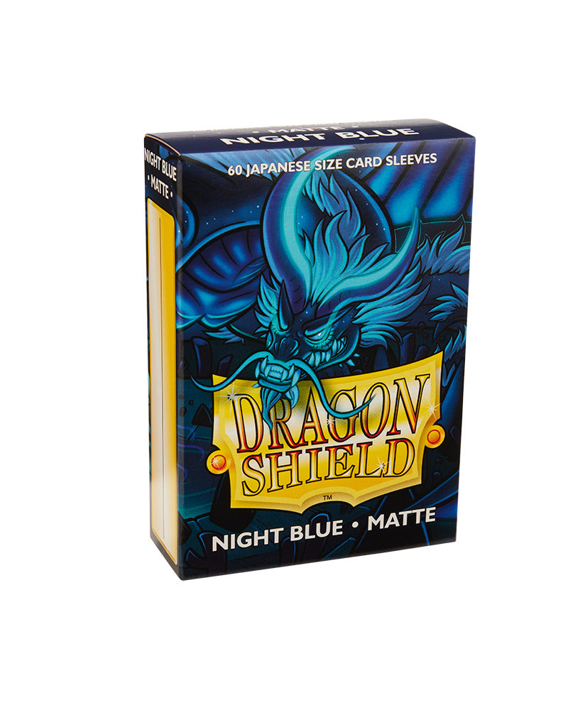 Dragon Shield: Matte Night Blue Sleeves - Japanese Size