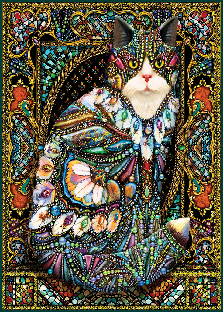 Cat Fanciers: Jewelled Cat (1000pc Jigsaw) Board Game