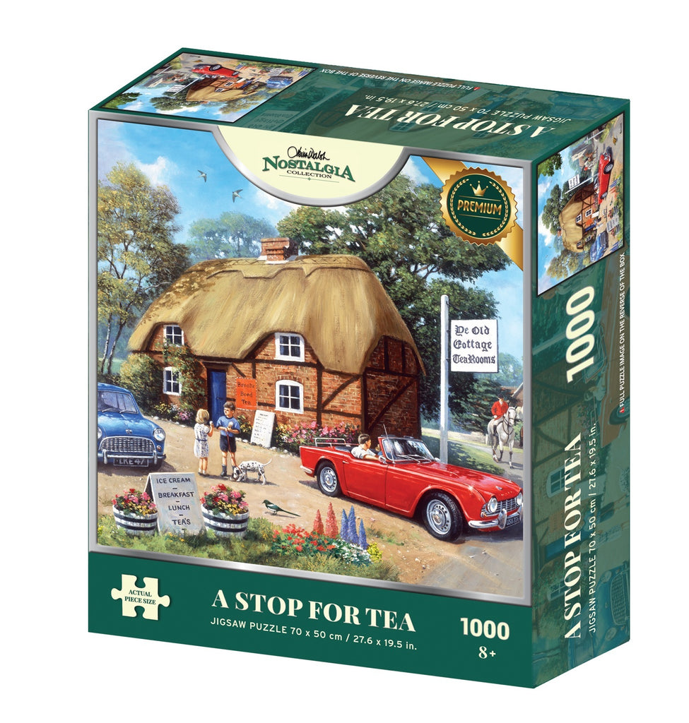 Nostalgia: A Stop for Tea (1000pc Jigsaw) Board Game