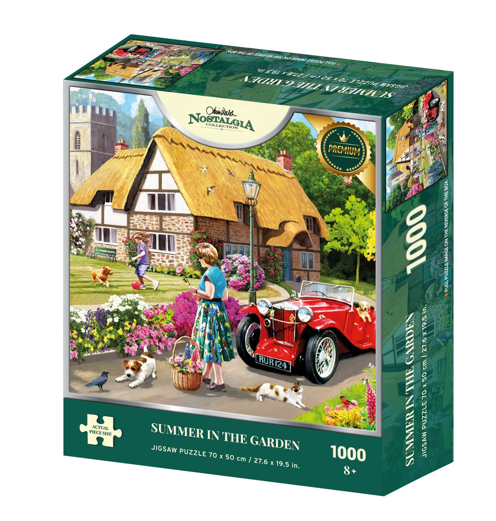 Nostalgia: Summer in the Garden (1000pc Jigsaw) Board Game