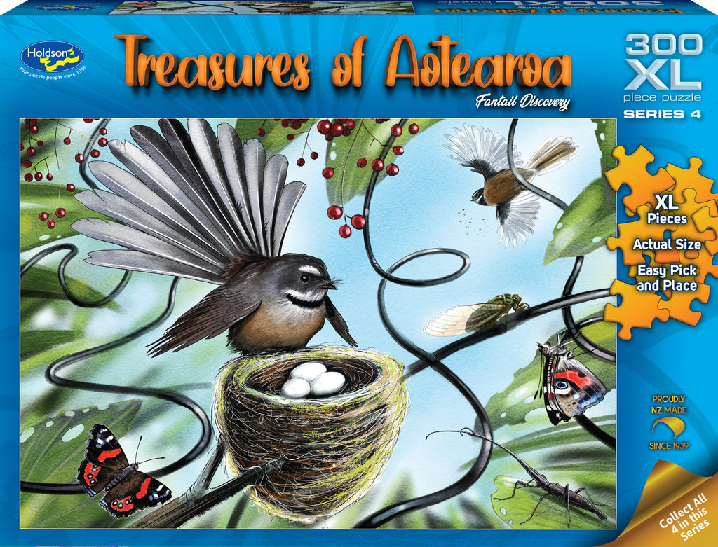 Treasures of Aotearoa: Fantail Discovery (300pc Jigsaw) Board Game