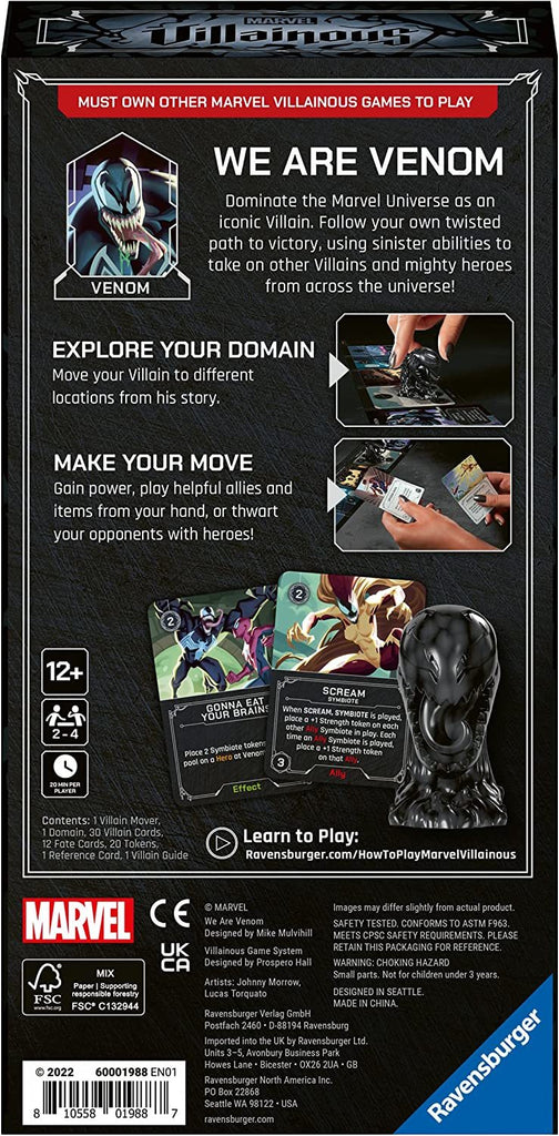 Marvel Villainous: We Are Venom (Board Game Expansion)