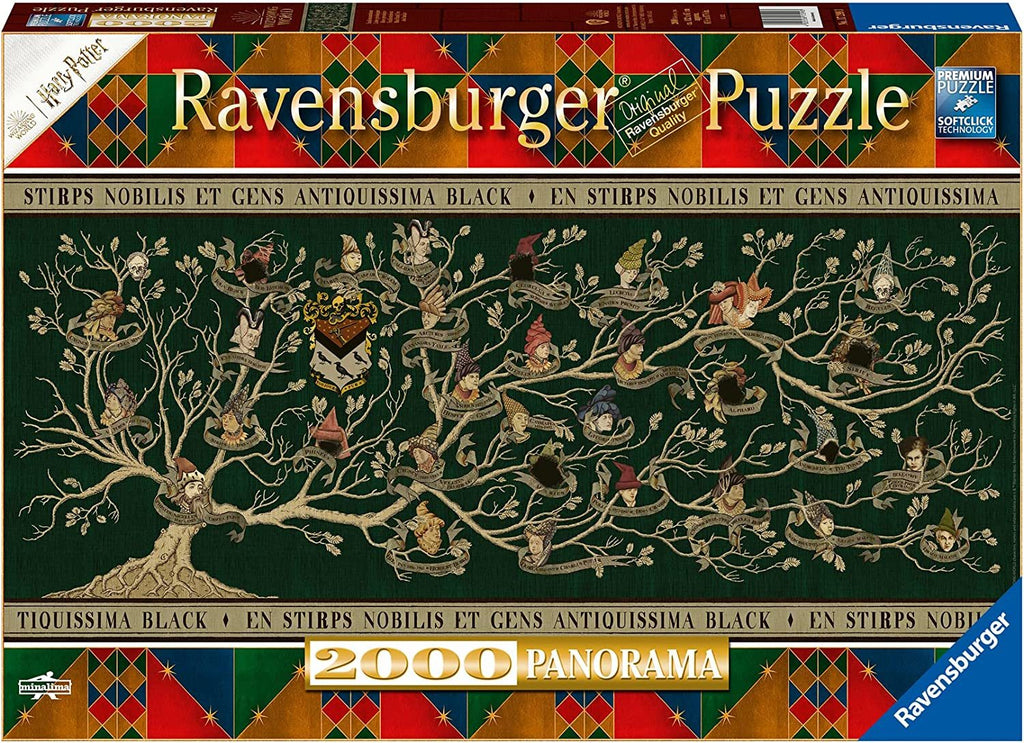 Ravensburger: Harry Potter - The Black Family Tree Panorama (2000pc Jigsaw) Board Game